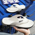New casual flip-flops men's outwear non-slipfashioncasual flip-flops men's breathable beach sandals wholesale