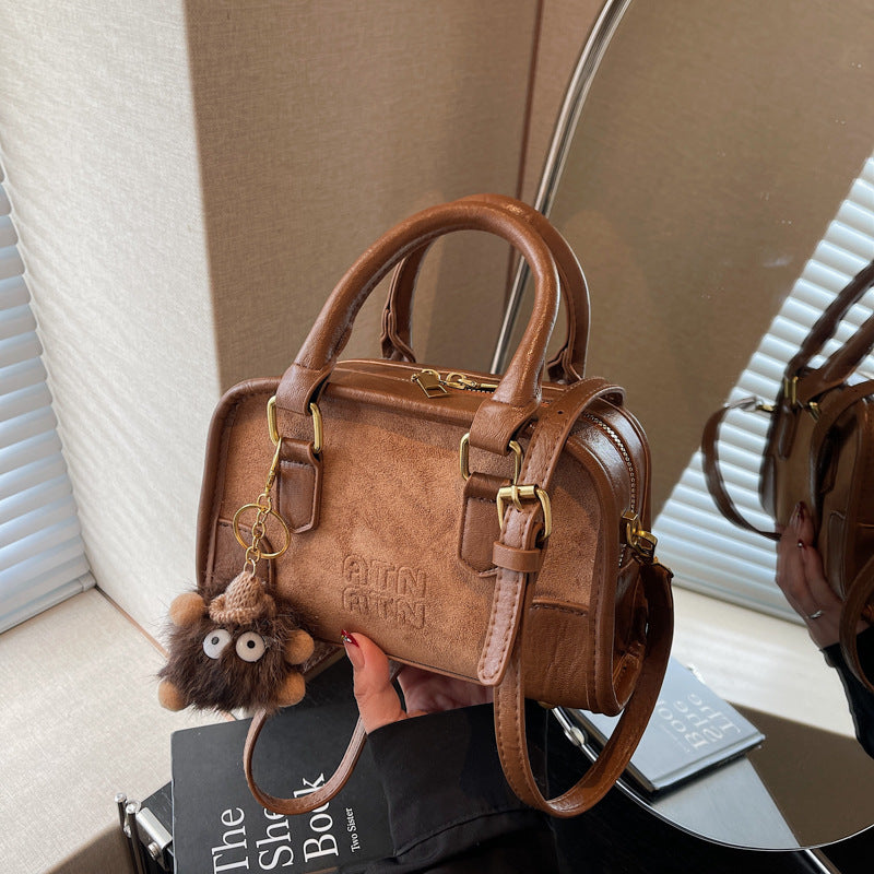 retro small square bag women's 2025 new high-end texture versatile commuter shoulder bag fashionable handbag crossbody bag