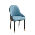 Light blue gray gold legs