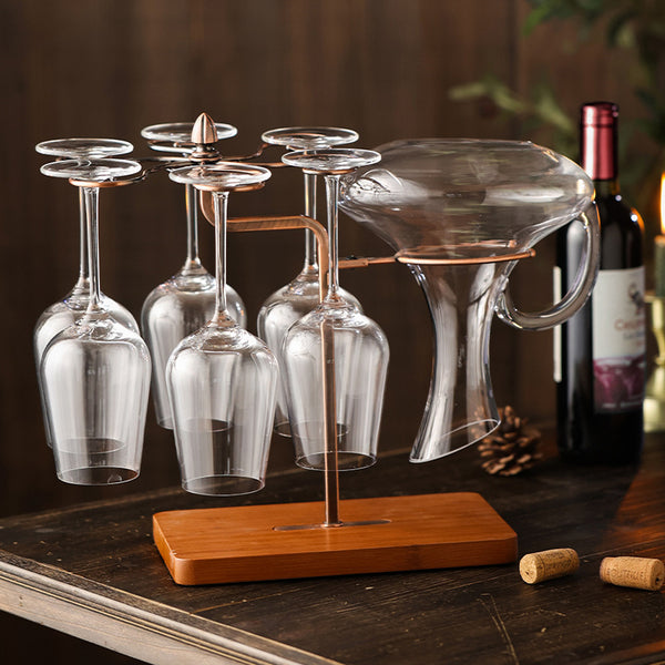 Wine glass rack hanging red wine glass rack household upside down hanging high-footed ornament cup hanger light luxury modern