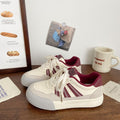 German army trainer (gat) platform sneakers - women's leather upper,  spring new arrivals, chic & unique korean style, low-top student sneakers, white canvas shoes