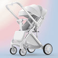 Newborn lightweight foldable stroller two-way baby walking handy gadget cross-border wholesale high-view stroller can sit or lie down