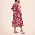 New  export style plus size red dress for curvy women - hot seller on  &  cross-border e-commerce