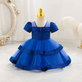 Export ready-made children's dress bows princess dress baby girl birthday party dress flower girl