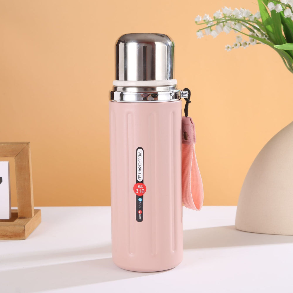 Roman column 316 stainless steel insulated tumbler - stylish, high-capacity, car-friendly, portable outdoor water bottle with engraving option