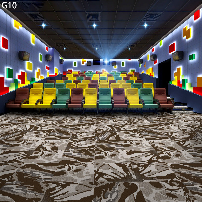 Customized fire-retardant carpet for movie theaters, home theaters, and clubs: soundproofing, noise reduction, and vibration dampening - full coverage installation