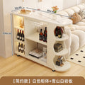 For homecream style bar table floor-standing storage cabinet living room slate sideboard kitchen movable storage cabinet