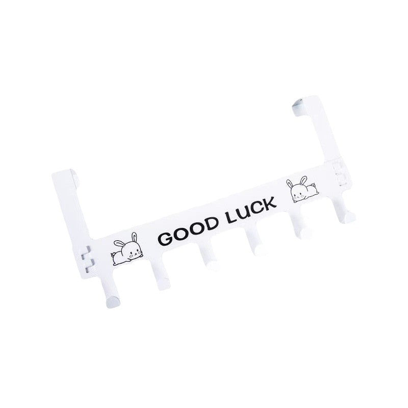 Silent door rear hook Door back hanger No punching Load-bearing door rear shelf Door storage rack Coat hook