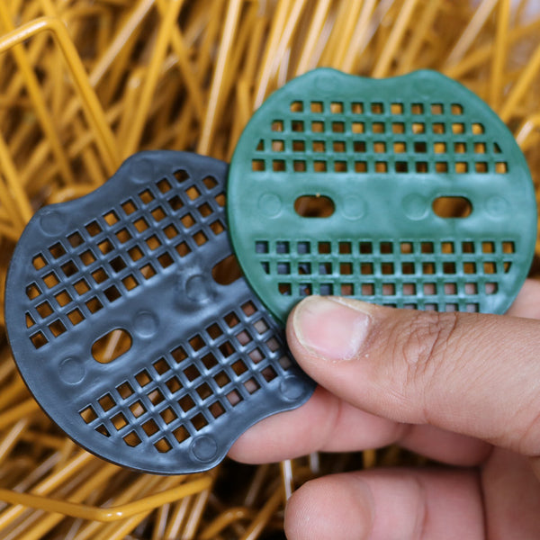 U-shaped floor nail gasket, plastic gasket, greenhouse floor cloth nail gasket, black, green mesh gasket, PP gasket