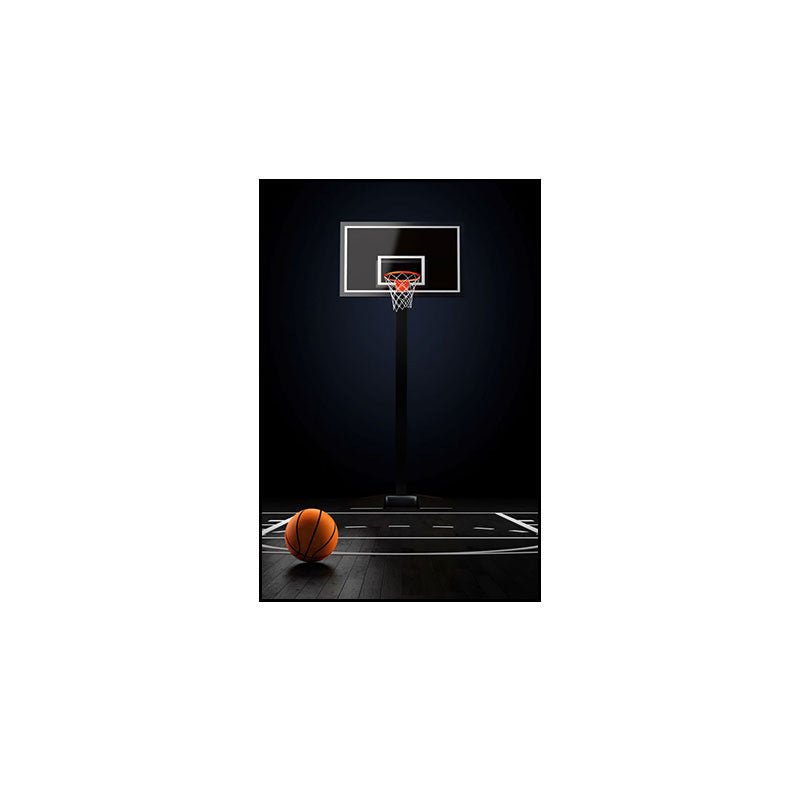 Basketball decorative painting boys bedroom theme room layout hanging painting youth sports field stadium gymnasium mural