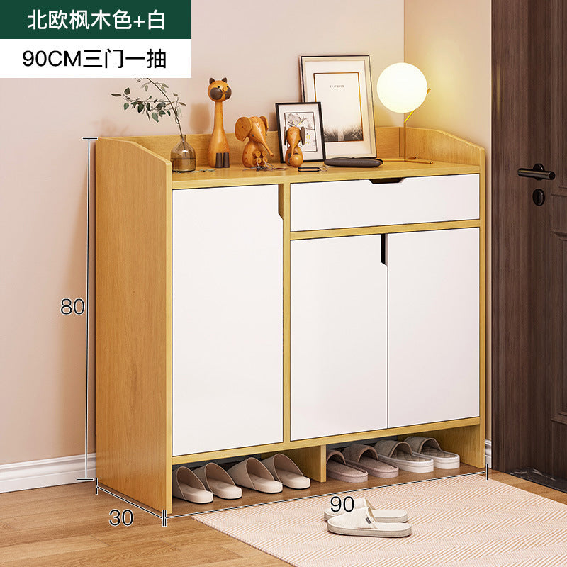 Large capacity shoe cabinet for home use - entryway, hallway, and outdoor console table all-in-one storage - new shoe rack