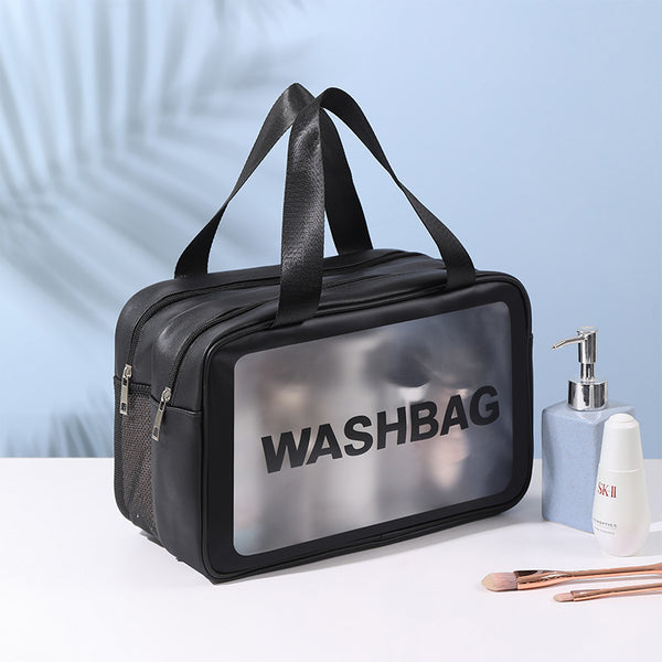 Large capacity dry and wet separation cosmetic bag women's portable cosmetic storage bag 2022 new toilet bag travel bag