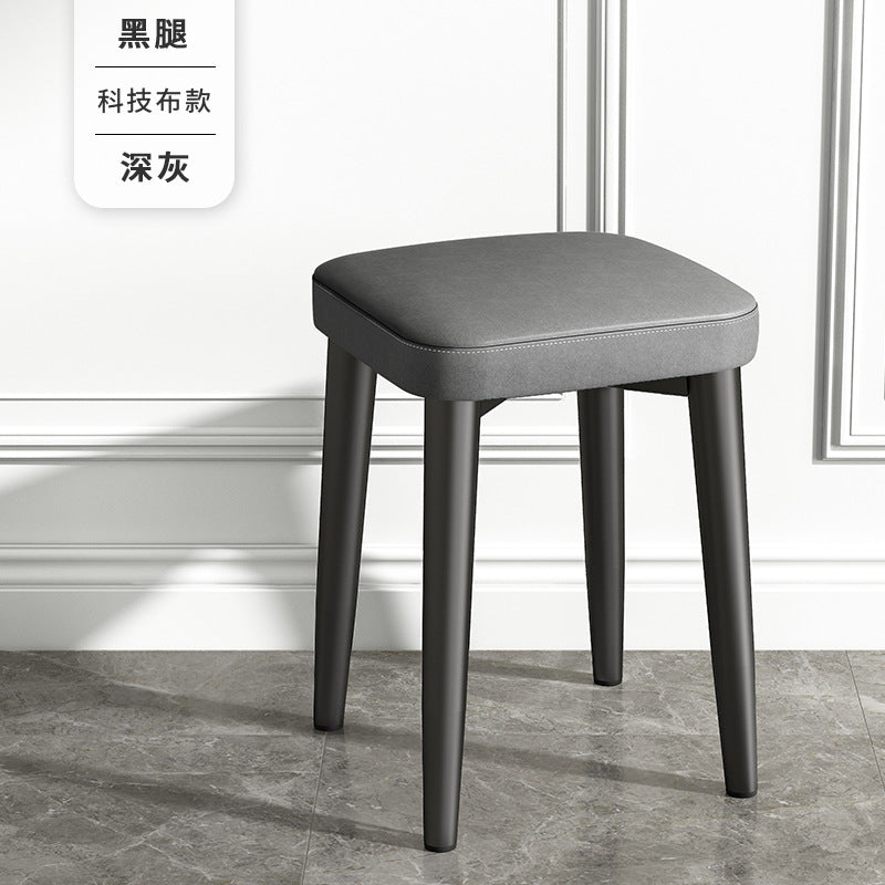 Modern minimalist plastic stool -  new arrival chair - dining chair - light luxury high-end feel - home use - small apartment dining table chair
