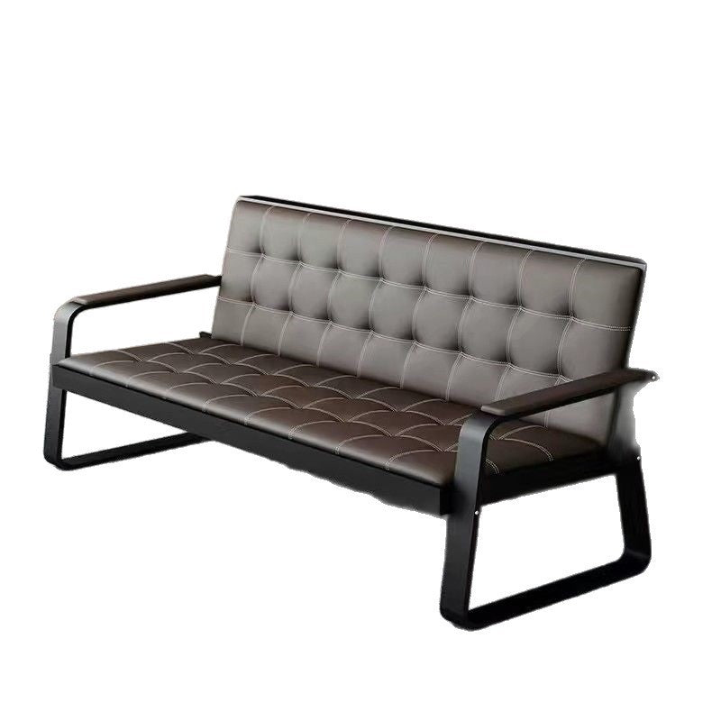 Reception sofa and coffee table set - minimalist style for waiting areas, lounges, and office spaces