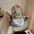 spring hot-selling silver handbag for women, 2026 new arrival, premium quality shoulder bag, versatile trendy crossbody bag