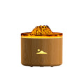 Aromatherapy machine for home desktop humidifier artificial smoke ring flame cross-border fragrance automatic fragrance machine wood grain