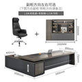 1.8m single side cabinet + boss chair + 2.0m bookcases