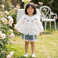 Springnew arrivalgirlshirt baby girlfashionk-stylelong sleeves shirt stylekidstopscasual children's clothing trendy
