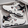 2026 spring new men's breathable high-top sneakers, trendy versatile chunky sole casual dad shoes for men