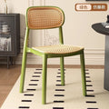 Household dining chairs, commercial dining tables and chairs, plastic rattan chairs, office chairs, antique rattan chairs, backrest chairs, breathable outdoor stools