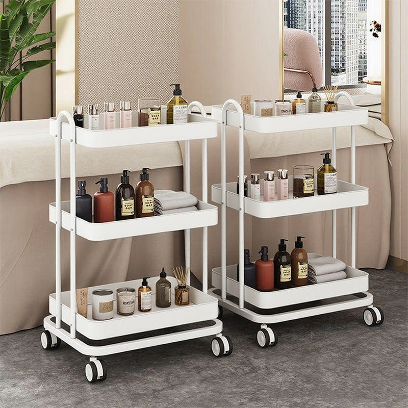 Customized mobile trolley for beauty salons - mobile handcart, storage treatment cart, medical instrument cart, barber shop equipment cart