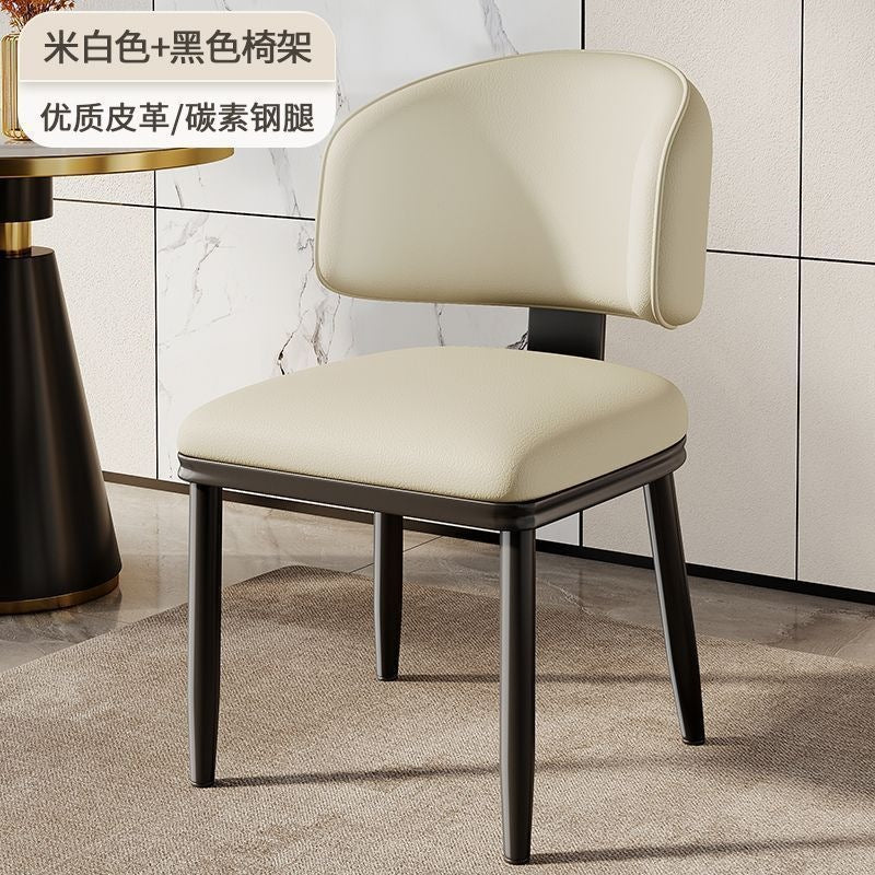 Italian normcore dining chair scandinavian chair modern casualfor home back chair accessible luxury dining table chair upholstered chair
