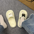 Eva cloud slides for women - summer outdoor wear, 2026 new fashion, minimalist style, indoor home slippers, couple's sandals for men