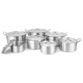 Oem customization, natural color, standard sanding pot, 14-26cm aluminum pot with uncoated aluminum lid, household cookware set