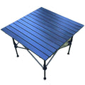Outdoor folding table, camping table, live broadcast stall, egg roll table, mahjong table, height-adjustable square table, camping table