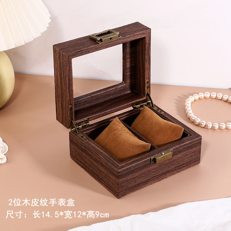 Leather watch box, watch storage box, watch display box, watch box, multiple watches, jewelry box, sunroof bracelet box.