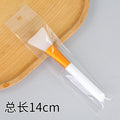 White pole silicone brush
