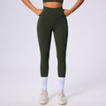 Amazon's new flap pocket pants yoga pants tight elastic shaping sports pants women's high waist belly control butt lift fitness pants
