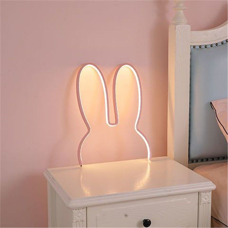 Fanyi · no punching wall lamp ins girlkids room wall lamp decorative table lamp led night light creative wall lamp