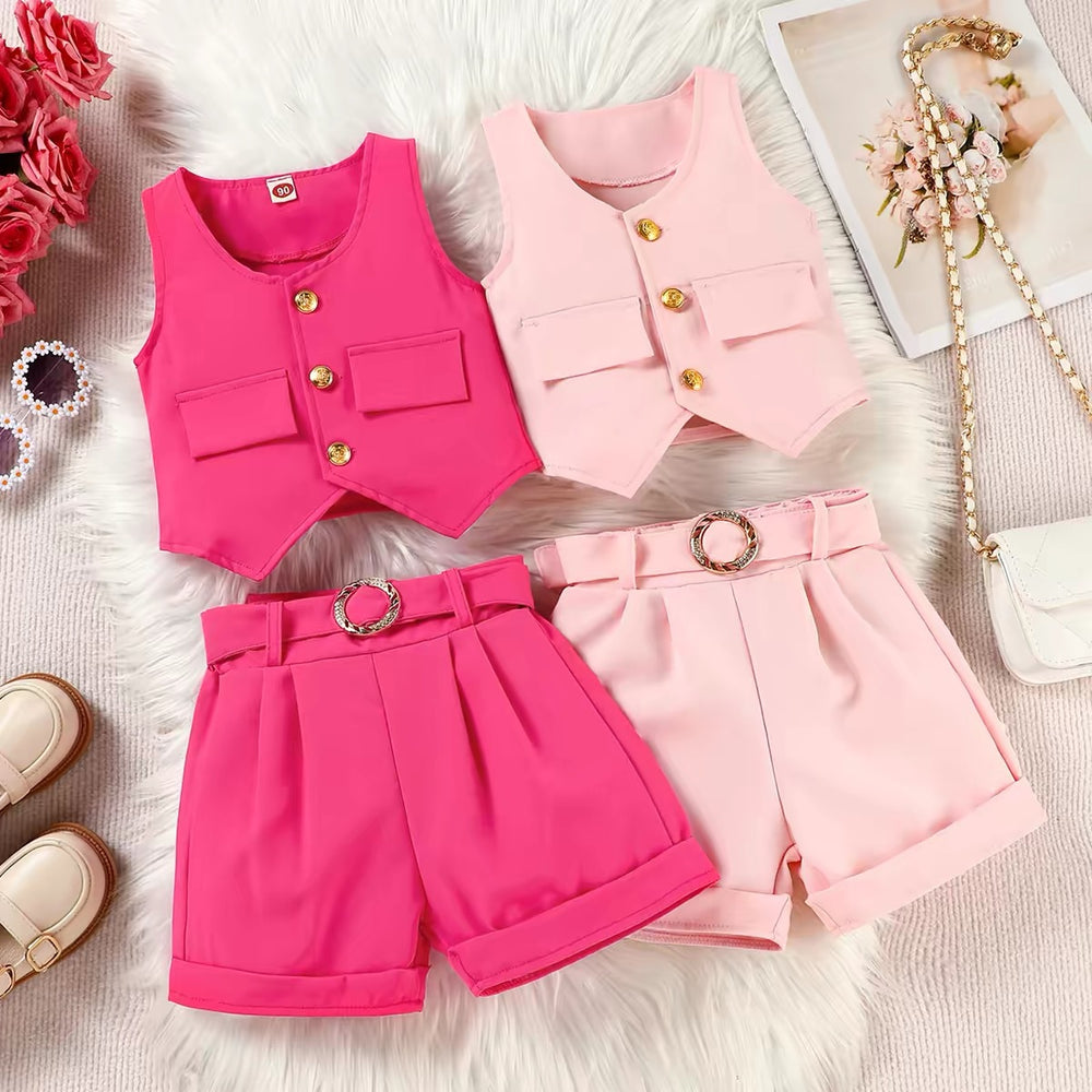 foreign baby short-sleeved clothes two-piece set