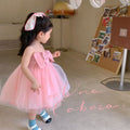 Baby girl sundress summer tank dress fairy tulle dress lightweight little girl princess dress children's skirt