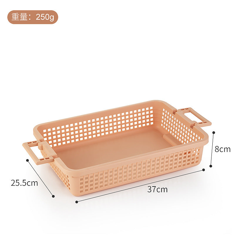 Cabinet Office Book Storage Box Plastic Japanese A4 File Storage Box Desktop Sundries Stationery Storage Basket