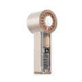 new arrival high-speed cooling fan outdoor portable mini handheld turbine transparent fan manufacturer wholesale