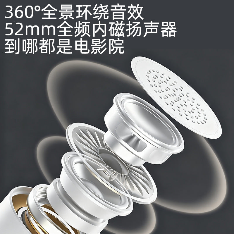 Induction amplification bluetooth audio portable small speaker amplifier mobile phone holder audio three-in-one
