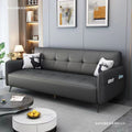 Fabric sofa for small apartments, rental properties - minimalist modern tech fabric multifunctional foldable sofa bed (2-in-1)