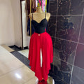 European and american cross-border women's fashion:  summer new arrivals - high-waisted, slimming, designer, loose wide-leg casual trousers