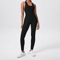 New arrival beautiful back sports yoga jumpsuit tight waist fitness wear guangzhou jinke sports goods co., ltd
