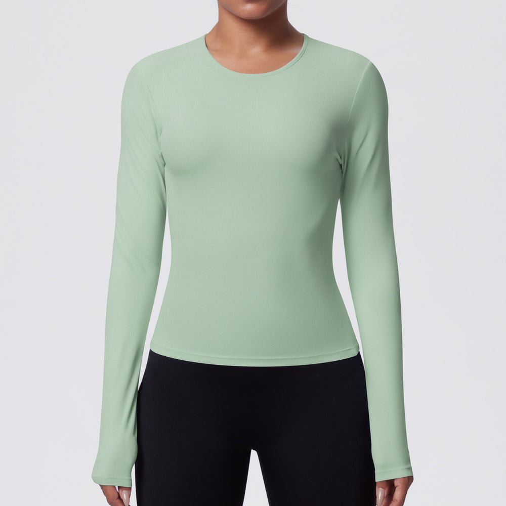 New casual sporty t-shirt - slim fit, quick-dry, breathable yoga top for women - perfect for running, training, and fitness