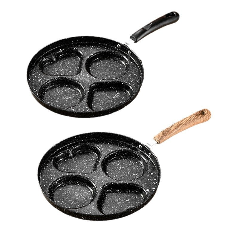 Manufacturer wholesale medical stone porous non-stick frying pan for home breakfast multi-functional omelette handy gadget small flats frying pan