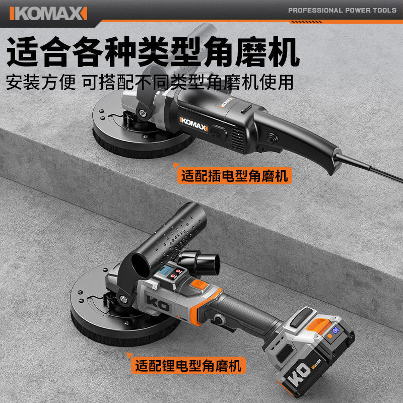 Angle grinder to shovel wall rough planer dust-free and no dead ends sanding planer wall machine concrete renovation putty sanding handy gadget
