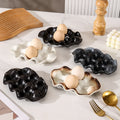 Retrofor home ceramic egg storage tray refrigerator freezer stylish high value egg tray storage tray fresh-keeping tray