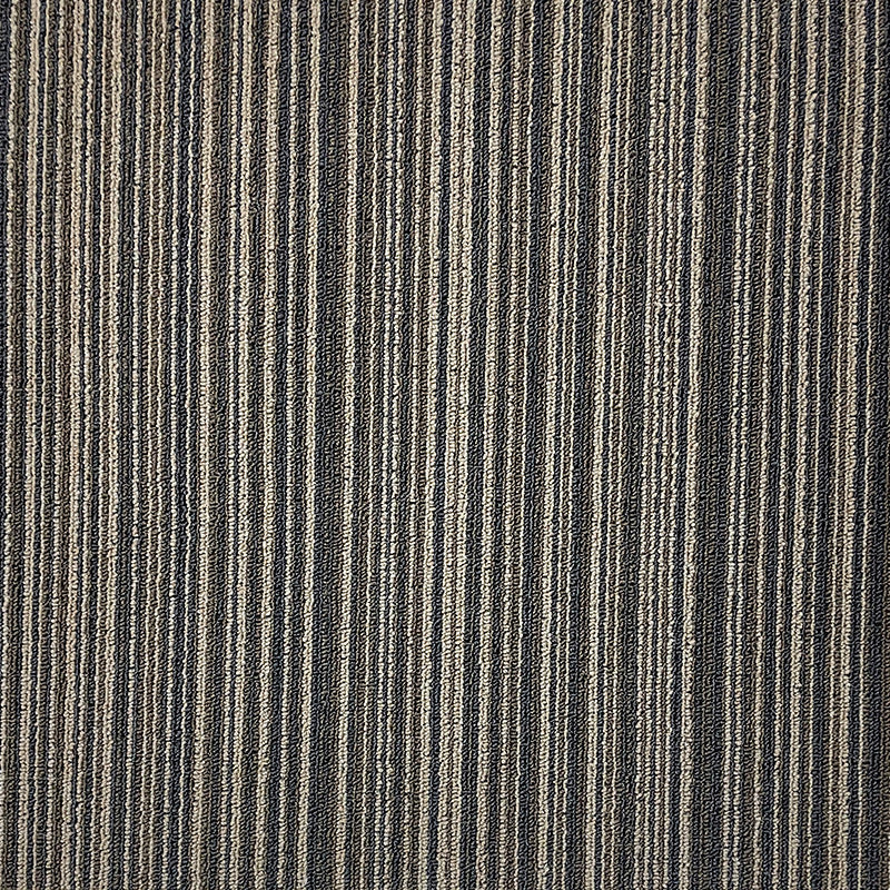 Ready-to-ship office modular carpet tiles - striped conference room carpet - commercial grade eco-friendly polypropylene carpet flooring