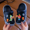 Kids slippers boys and girls summer baby clogs eva soft bottom indoor beach shoes children's sandals river tracing