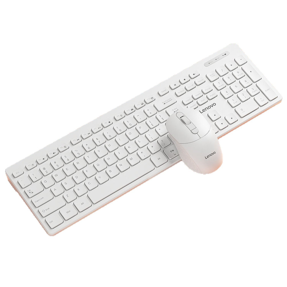 Lenovo mk29 wireless keyboard and mouse combo - perfect for laptops, desktops, office, and home use