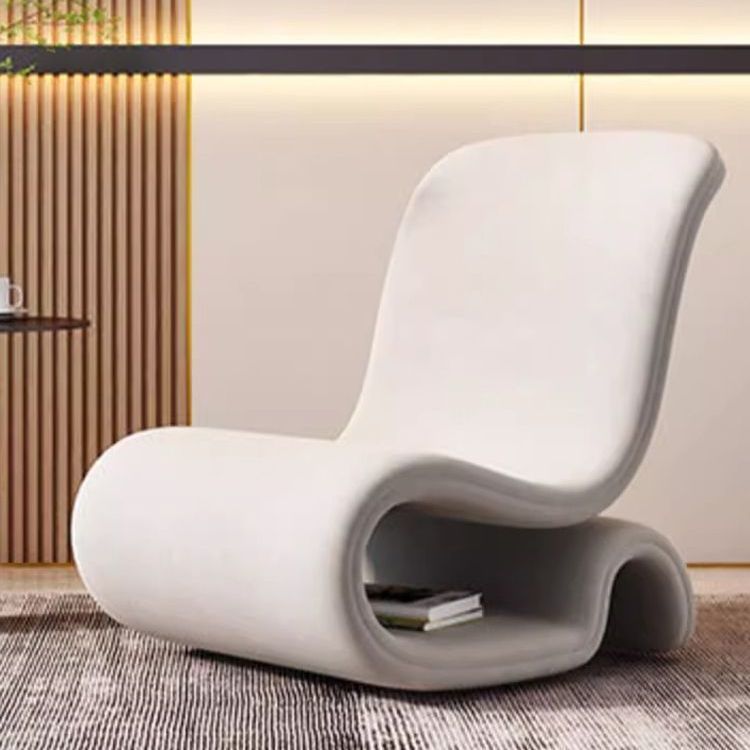 Accessible luxury italian casual design art modern single lazy sofa chair normcore creative casual shaped chair