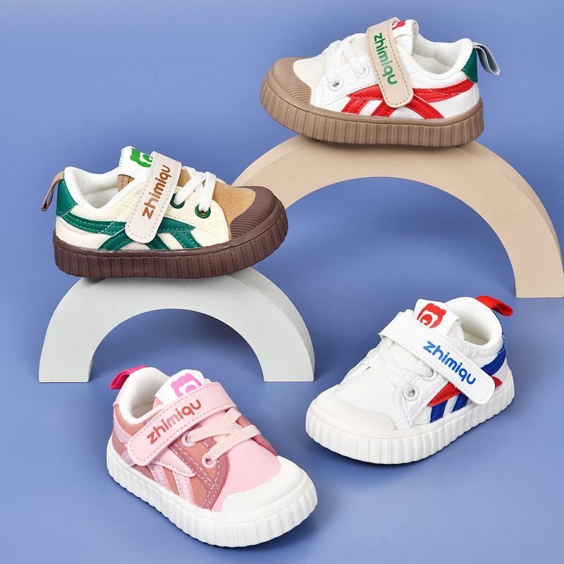 Toddler shoes for boys, spring and autumn, 0-1-2 years old, soft sole infant shoes, children's shoes, infant and toddler shoes for girls